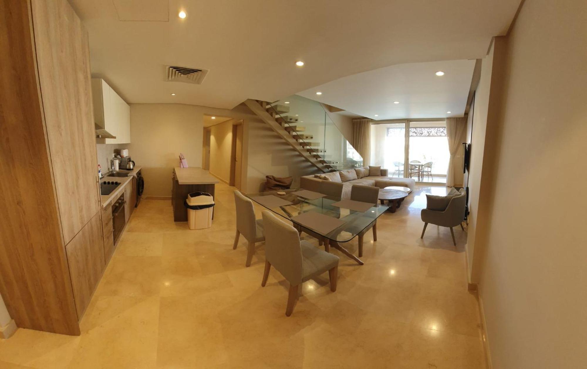 Mangroovy 2Br With Roof Apartment Hurghada Bagian luar foto